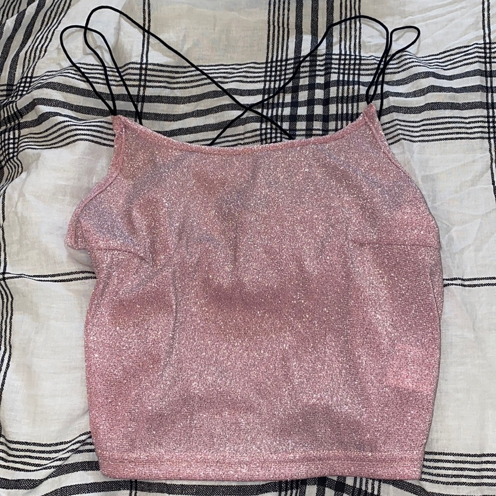 Sparkly/Glittery crop top